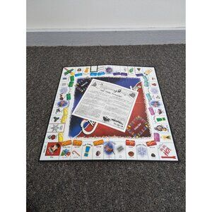 Christmas-Opoly Board Game Monopoly Themed Replacement Board & Instructions